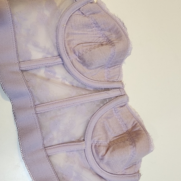 FOREVER 21 Lilac Corset bra 34B - Picture 4 of 8